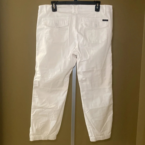 Sanctuary Peace Trooper white cropped pants, women’s 32 waist. NWT - Picture 5 of 6